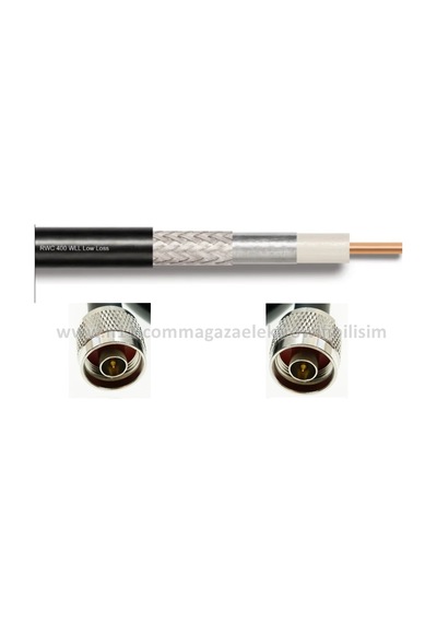 N erkek - N erkek 1 METRE LMR400/RWC400 Koaksiyel Kablo 50Ω