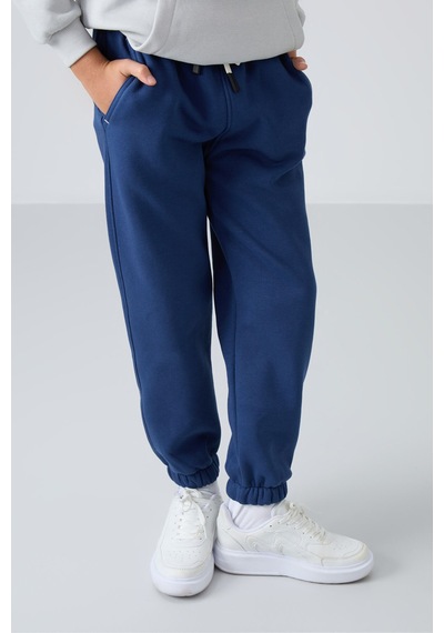 Tommylife Standart Fit Basic 2li Paket Parlament-gri Melanj Erkek Çocuk Eşofman Alt - 11225 Gri Melanj - Lacivert