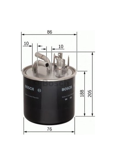 Bosch 0450906459 Yakıt Filtresi Audı A6 2.7 Tdi-3.0 Tdi (04-11) (