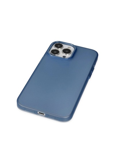 Apple iPhone Uyumlu. 13 Pro Max Kılıf Modos Metal Kapak - Lacivert