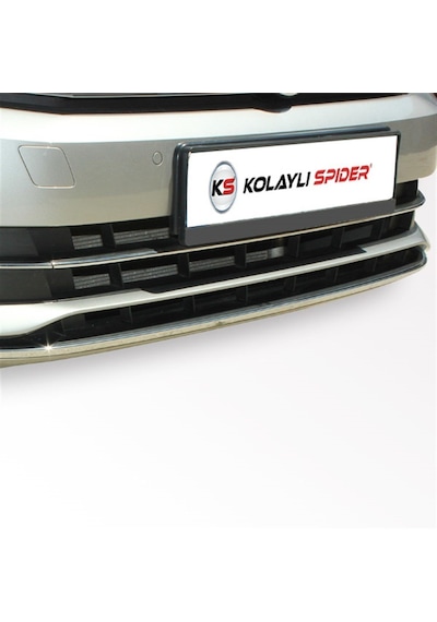 Volkswagen Passat B8 Ön Tampon Alt Çıtası 3 Prç Krom 2015 ve Sonr