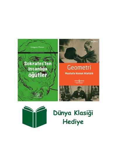 Sokrates Ten İnsanlığa Öğütler + Geometri + Dünya Klasiği Hediye