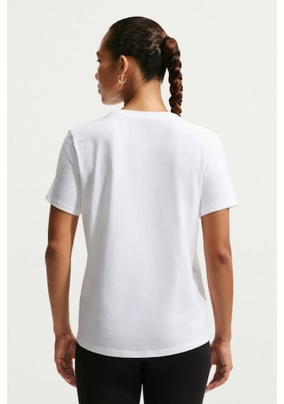 Nike Nsw Club Ss Tee Pamuklu Kadın Tişört Beyaz Dx7902 Beyaz- Siyah