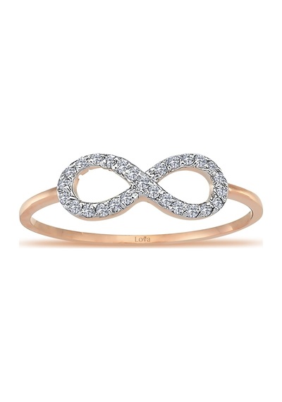 Lova Pırlanta Taşlı Sonsuzluk Yüzük - 1010252