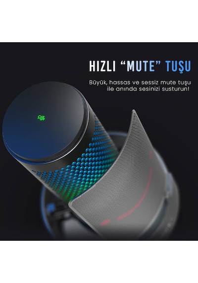 Fifine Ampligame A9 Usb Oyuncu Yayıncı Bilgisayar Mikrofonu