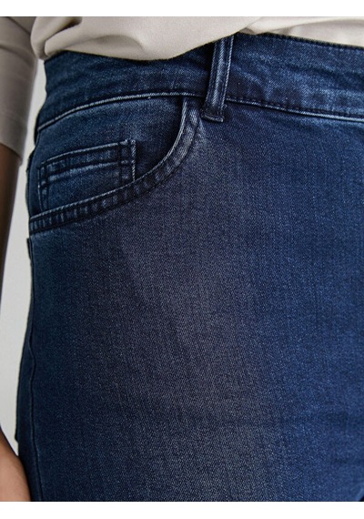 Faik Sönmez Yüksek Bel Bilek Boy Skinny Jean Pantolon 00030 001