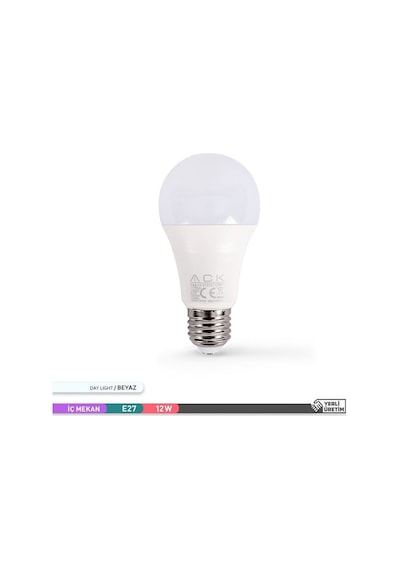 Ack 15w Led A70 E27 Ampul 3000k Aa13-01520 5li