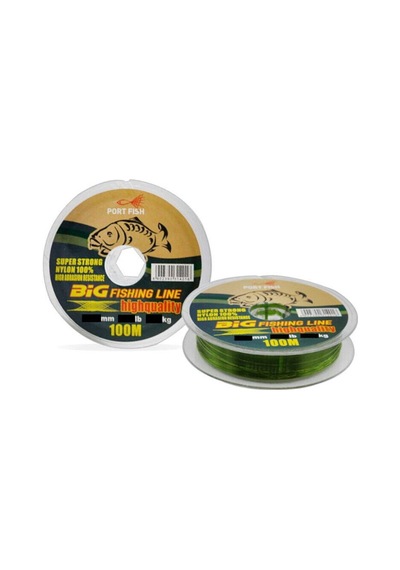 Portfish Big Fishing Line 100mt 0,50 Misina-yeşil