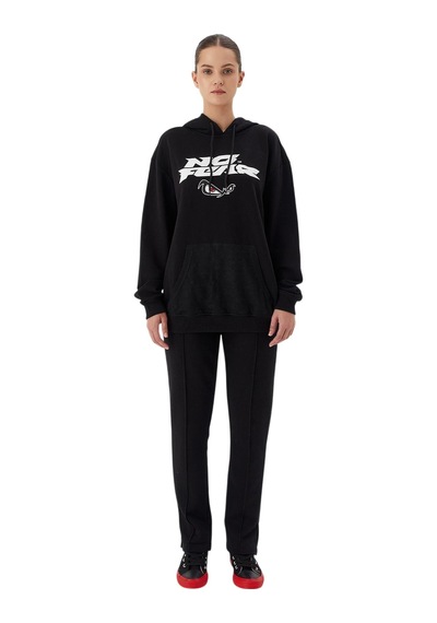No Fear Kadın Kapüşonlu Sweatshirt Ben.72483 SiYAH