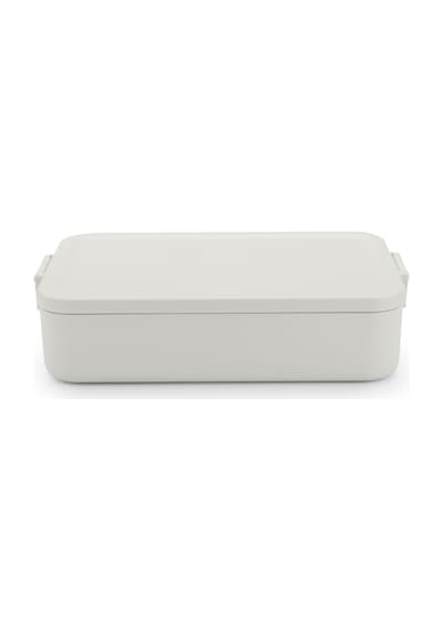 Brb-8710755203121-004-01-make Take Lıght Grey Plastik Büyük Boy Yemek Taşıma Kabı 2l
