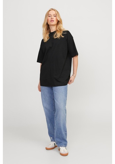 Jack & Jones Jjxx Jxvalerıa Ovs Ss Tee Jrs Siyah Kadın Kısa Kol T-shirt 000000000101961833 Siyah