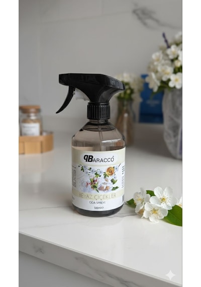 Beyaz Çiçekler 500 Ml Oda Spreyi Beyaz Çiçek