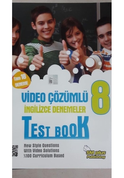 8. Sınıf Video Çözümlü İngilizce Denemeler Test Book  -  Gizem Bengü Turgut  -  SM Plus Publishing