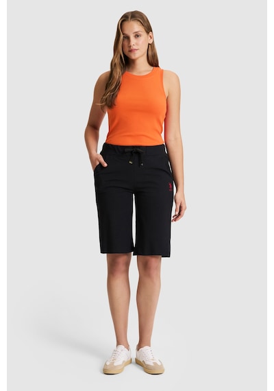 U.s. Polo Assn. Kadın Siyah Şort Örme 50321634-vr046