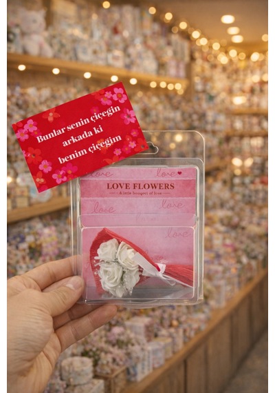 Flowers Sevgiliye Romantik Aynalı Hediye Kutulu
