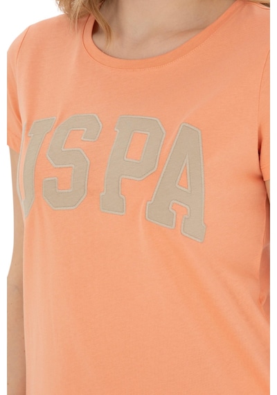 U.S. Polo Assn. Kadın Basic Tişört 1804839 Somon U.S. Polo Assn. Kadın Basic Tişört 1804839 Somon