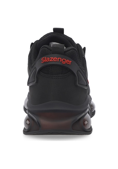 Slazenger GRANT IN Erkek  Siyah / Kırmızı Koşu & Yürüyüş Spor Ayakkabısı