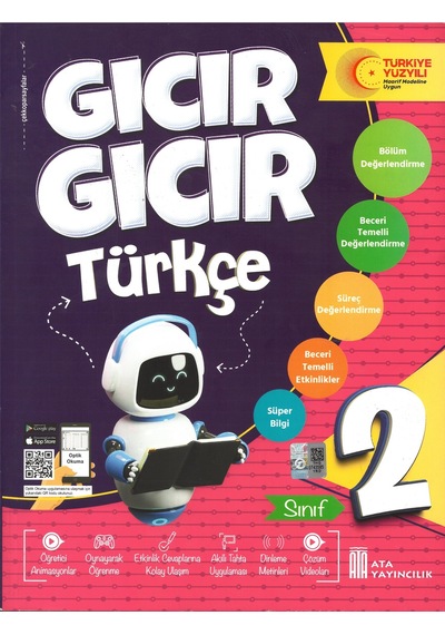 2.sınıf Gıcır Gıcır Türkçe + Problemler + 36 Hafta Süreç Değerlendirme Etkinlikleri