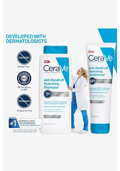 Cerave Kepeğe Karşı Nemlendirici Şampuan 355ml Tüm Saçlar