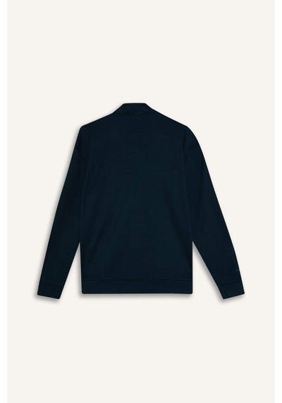 Defacto Standart Fit Modal Sweatshirt G8148ax25wnnv255 Lacivert-nv255