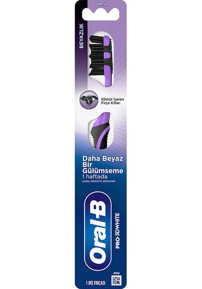 Pro-3dwhite Kömürlü Beyazlık Diş Fırçası