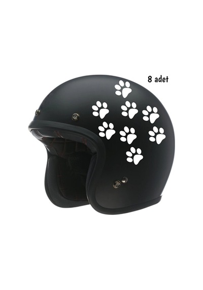 Kedi Patisi Motorsiklet, Laptop, Kask, Araba Sticker 8'li