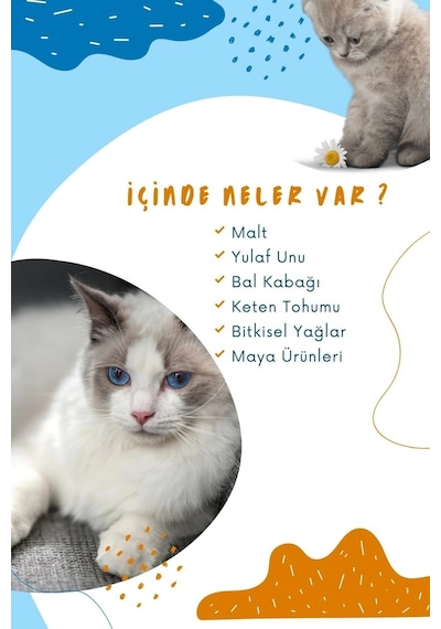 Muvicado Kedi Maltı Kediler İçin Tüy Yumağı Önleyici Malt Paste 100 G