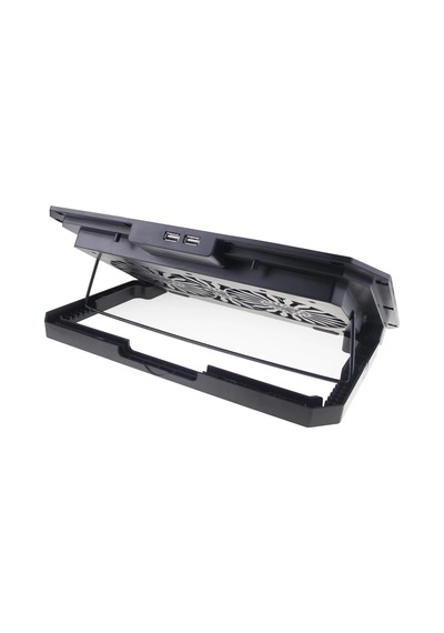 Ga48 Dizüstü Bilgisayar Soğutucu Laptop Standı 2 Adet 14cm Fan Rgb Led Telefon Tutucu Yükseklik Ayarlı