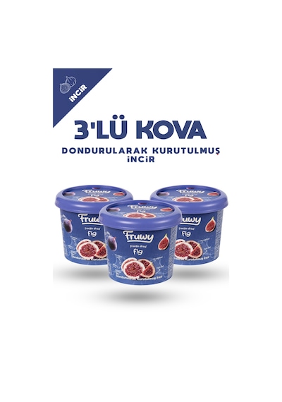 Freeze Dried İncir Kova 3'lü Paket Diğer