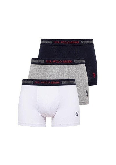 U.S. Polo Assn. Erkek 3 Lü Boxer Set 001