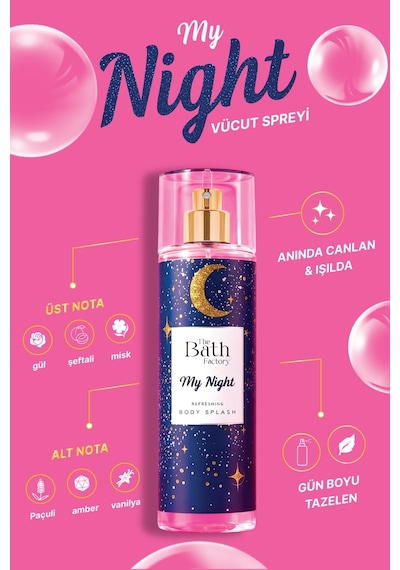 The Bath Factory My Night Vücut Spreyi 200 ML
