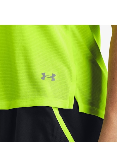 Under Armour Launch Kadın Sarı Günlük Antrenman T-shirt Düz 1382434