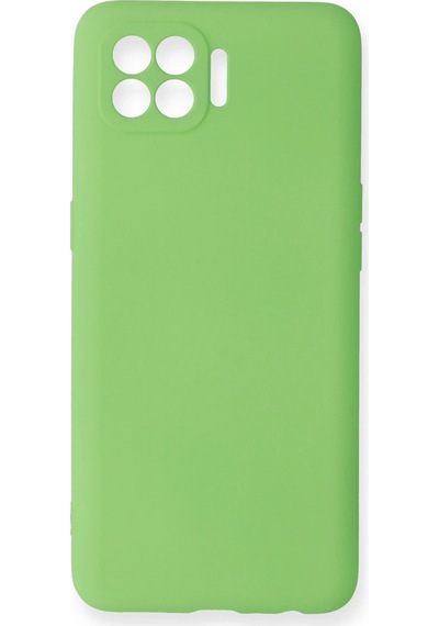 Newface Oppo Reno 4 Lite Kılıf First Silikon Semeglbl - 86 - Yeşil