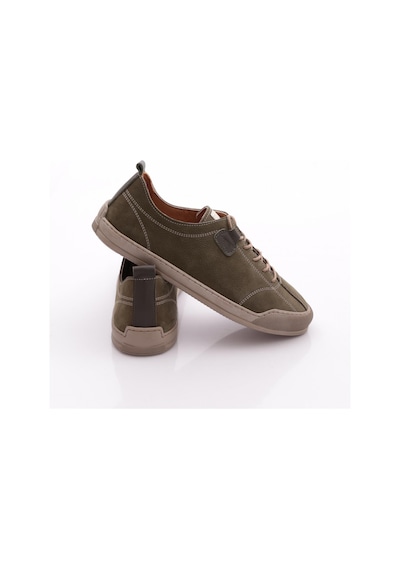 Pierre Cardin 191200 Exclusive Erkek Klasik Ayakkabı Haki Nubuk
