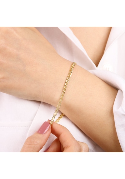 14 Ayar Altın Nonna Bileklik 3 Mm Sarı Altın