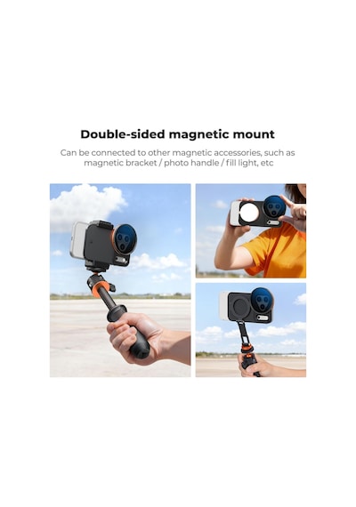 İphone 17 Pro Max Uyumlu Değişken Ayarlanabilir Nd2-32 Filtre + Manyetik Filtre Montaj Adaptörü