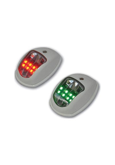 12M. Led 12V Iskele / Sancak Feneri Takım Beyaz . Seyir Feneri Beyaz