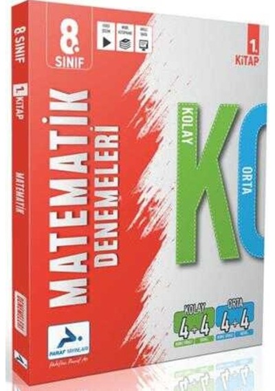 Paraf 8. Sınıf Matematik Kolay Orta Branş Deneme
