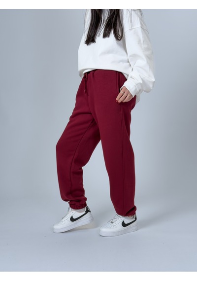 Cocopelli Şardonlu Bordo Kadın Jogger Eşofman Coc2537