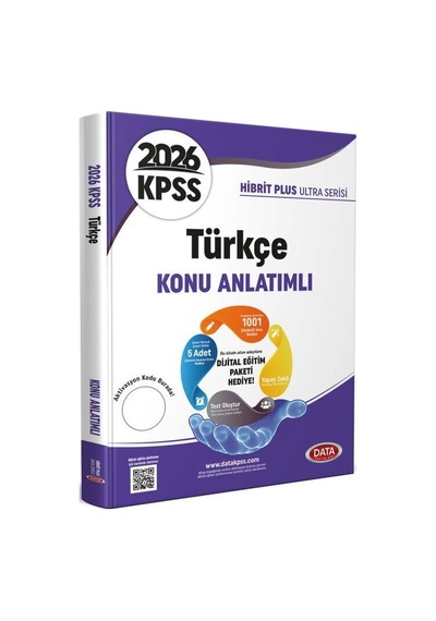 2026 Kpss Türkçe Hibrit Plus Ultra Serisi Konu Anlatımlı Data Yayınları