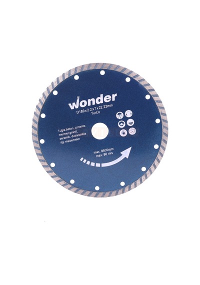 Wonder Elmas Testere Turbo 115 Mm 1.2 1 Adet