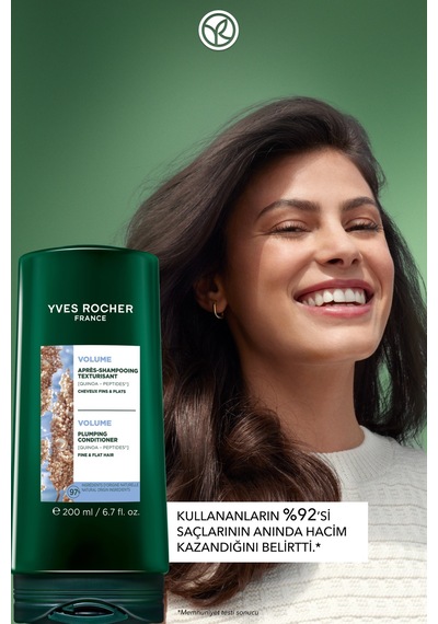 Yves Rocher Hacim Veren Saç Kremi - İnce Telli Saçlar / Volume -vegan -200ml