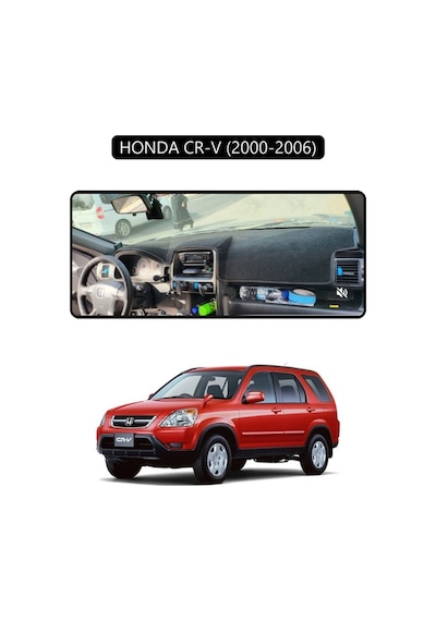 Honda Cr-v 2000-2006torpido Koruma Halısı Siyah Kenar