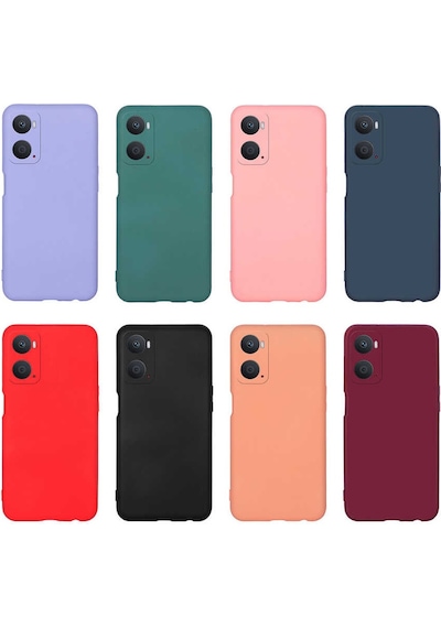 Noktaks - Oppo Uyumlu Oppo A96 4g - Kılıf İçi Kadife Koruyucu Mara Lansman Kapak - Turuncu
