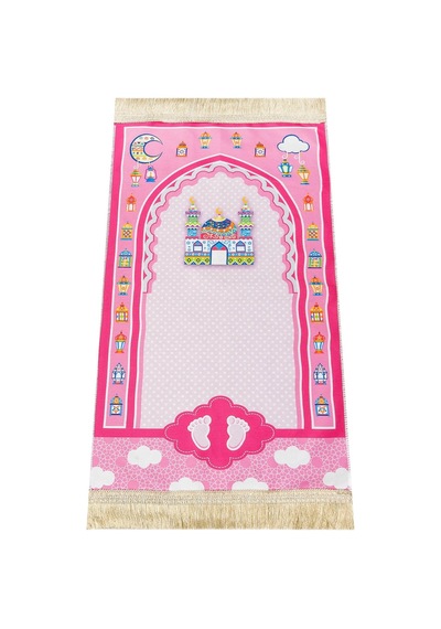 Çocuklar İçin Kuranı Kerim Ve Seccade Seti Pembe