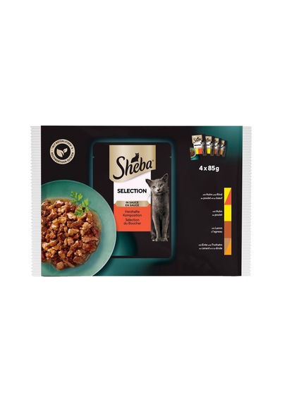 Yetişkin Etli Çeşitler 4'lü Paket Yaş Mama 340 G