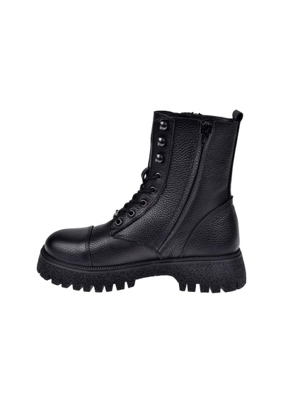 Hammer Jack Hakiki Deri Postal Kadın Bot Hj-23845-z Siyah-siyah Siyah