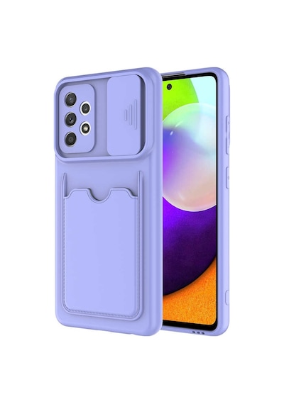 Galaxy A72 Kilif ?Zore Kartix Kartlik Bölmeli Kilif 499754436