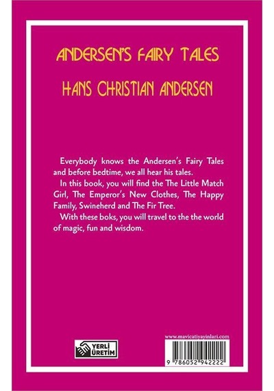 Andersen's Fairy Tales-Stage 1 - Hans Christian Andersen - Mavi Çatı Yayınları
