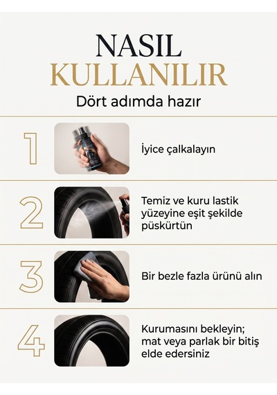 Gard Motosiklet Lastik Parlatıcı